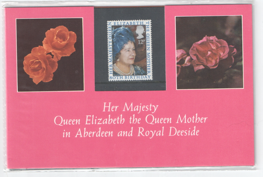(image for) 1980 Queen Elizabeth the Queen Mother Aberdeen Private Presentation Pack - Click Image to Close